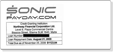 EW1  Saved  $1123.84 with Sonic Payday