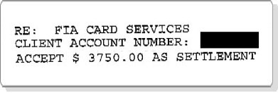 LDS  Saved  $3503.4 with FIA Card Services