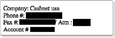 LH  Saved  $190.5 with Cashnet usa