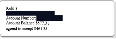 MC1  Saved  $115 with Kohls
