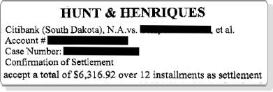 TPH  Saved  $2105 with Citibank (Humt & Henriques)
