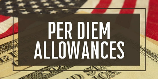 Per diem rate - How much allowance is for federal employees in 2014