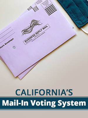 The mail-in voting system in California is now permanent