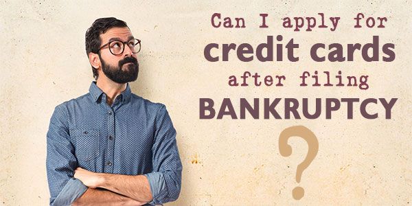 Can you apply for credit cards after filing bankruptcy? -OVLG