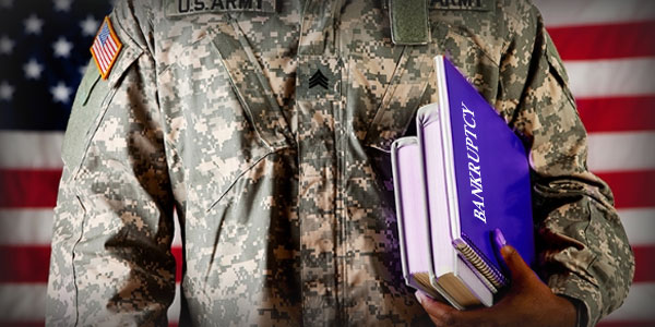 Can I file for bankruptcy while in the military?