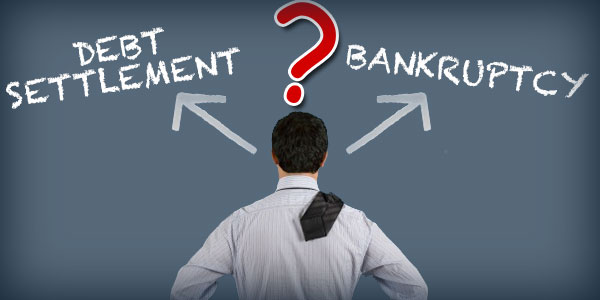 Debt settlement or bankruptcy - Which one is better for your credit?