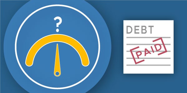 What happens to your credit score when you pay off all the debt