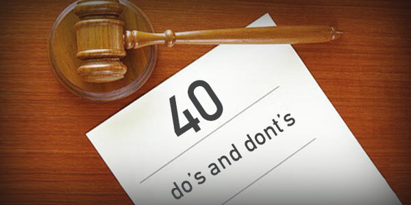 40 Dos and don’ts for bankruptcy filers in 2015 40 Dos and don’ts for bankruptcy filers in 2015