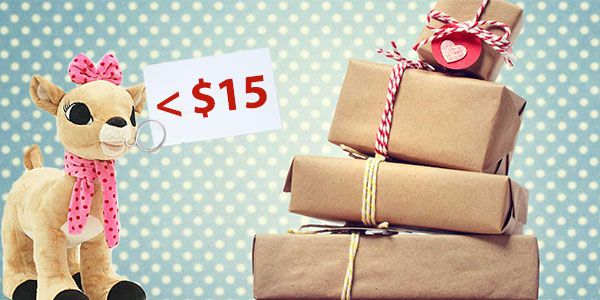 Enjoy Christmas without upsetting your wallet: get gifts under $15