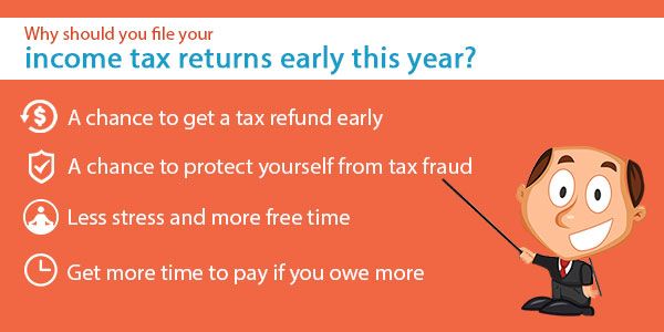Why should you file your income tax returns early this year?