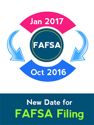 Hurry up! Fill out the FAFSA forms with your 'prior-prior' tax information on October 1, 2016
