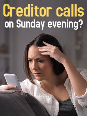 Getting Collection Calls After 5 p.m. On Sunday