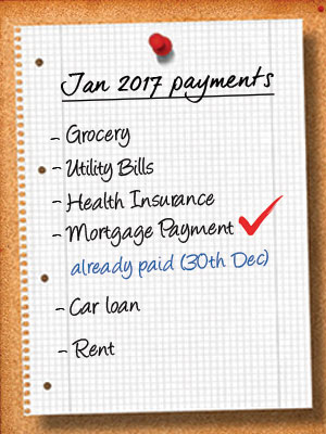 Make January’s Mortgage Payment Before December 31 and Save Money