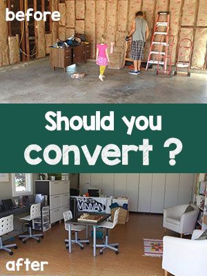 illegal to convert garage into living room