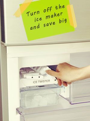 Turn Off the Ice Maker