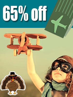 Travel on Thanksgiving Day to save upto 65% on airline tickets