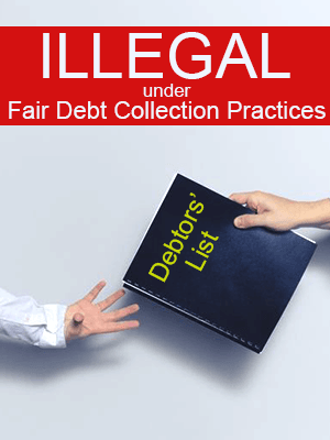 Debt Collectors Disclose Your Debts