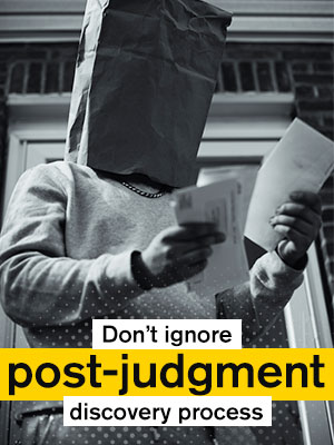 Cooperate With The Creditors In The Post-Judgment Discovery Process To Avoid Jail