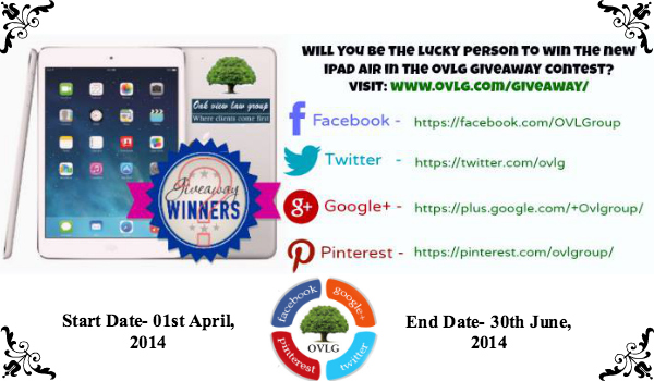 OVLG Giveaway iPad