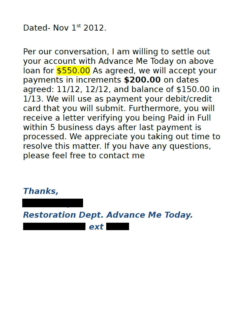 Client AA from VA saved $1,861