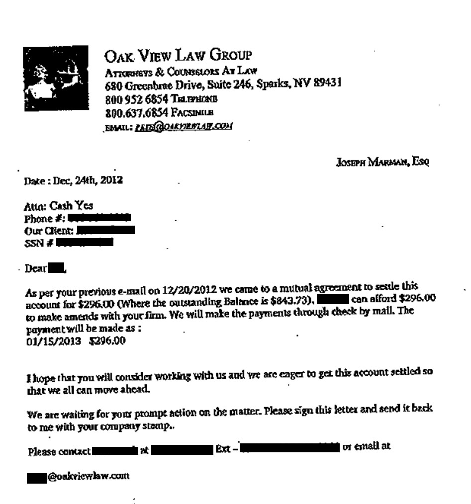 Client AB from CA saved $6,003