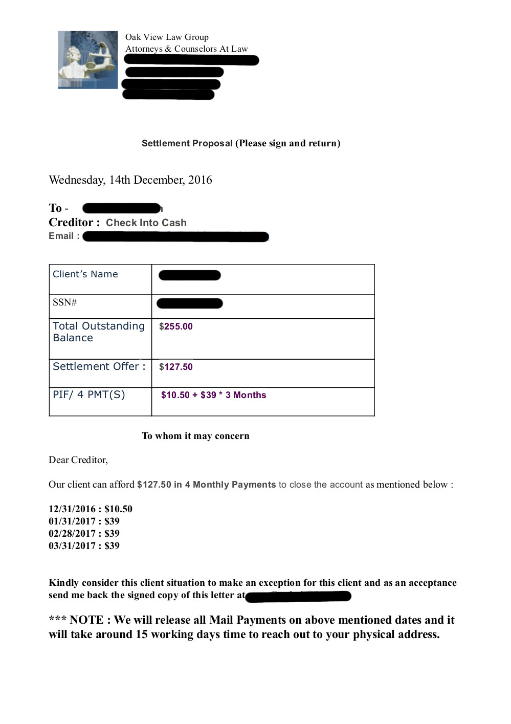 Client AD3 from CA saved $17,507