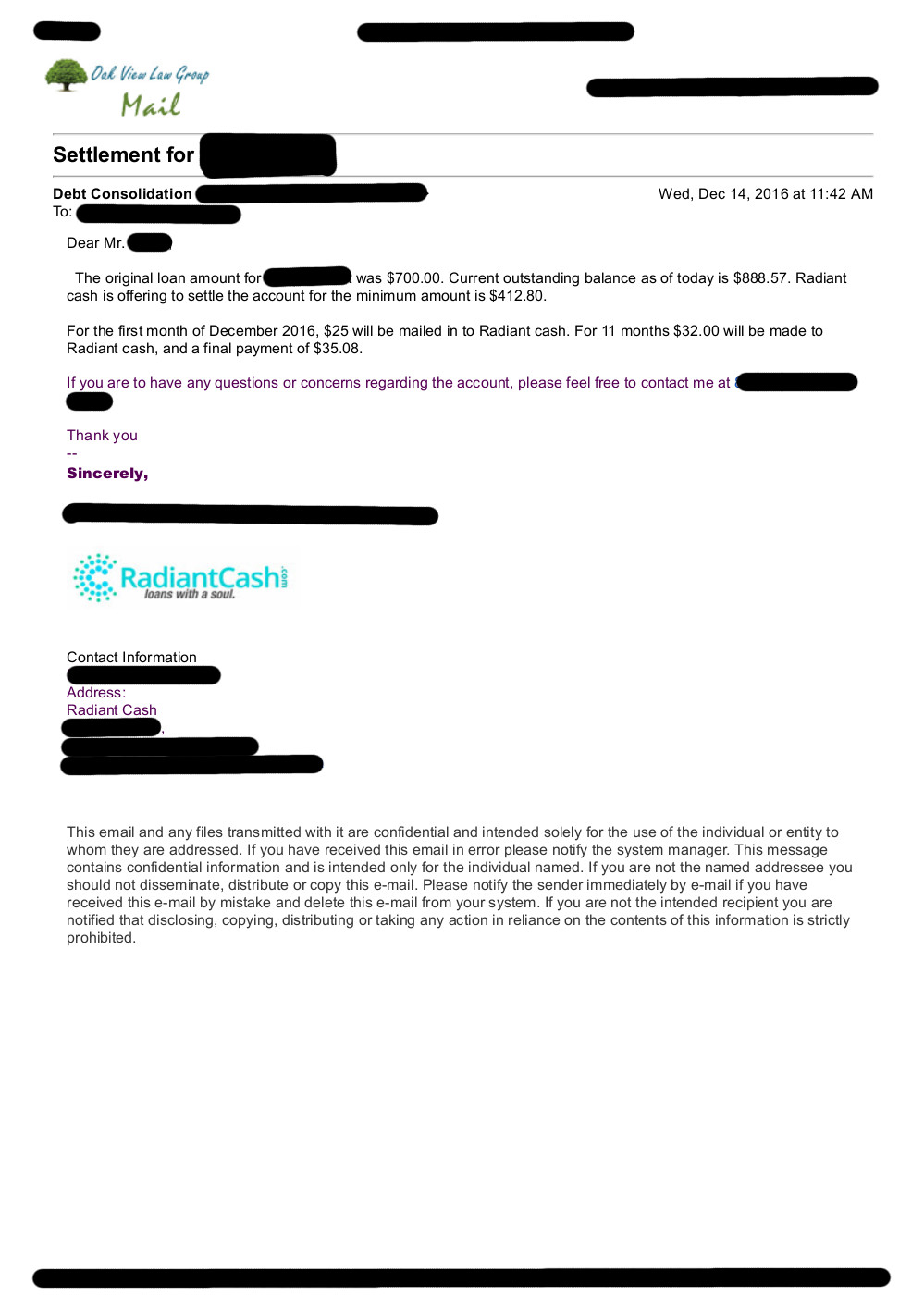 Client AD3 from CA saved $17,507