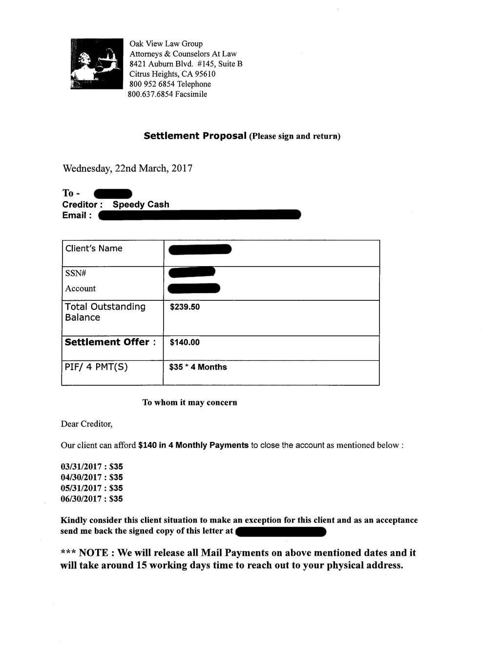 Client AD3 from CA saved $17,507