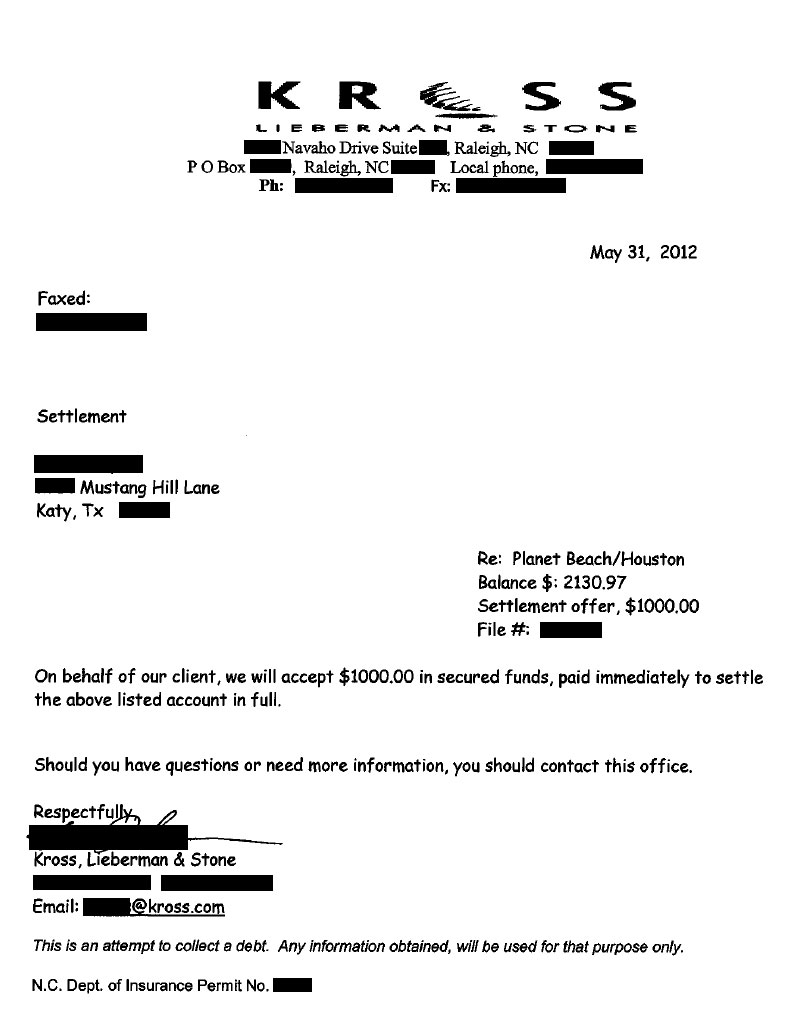 Client AV from TX saved $10,037