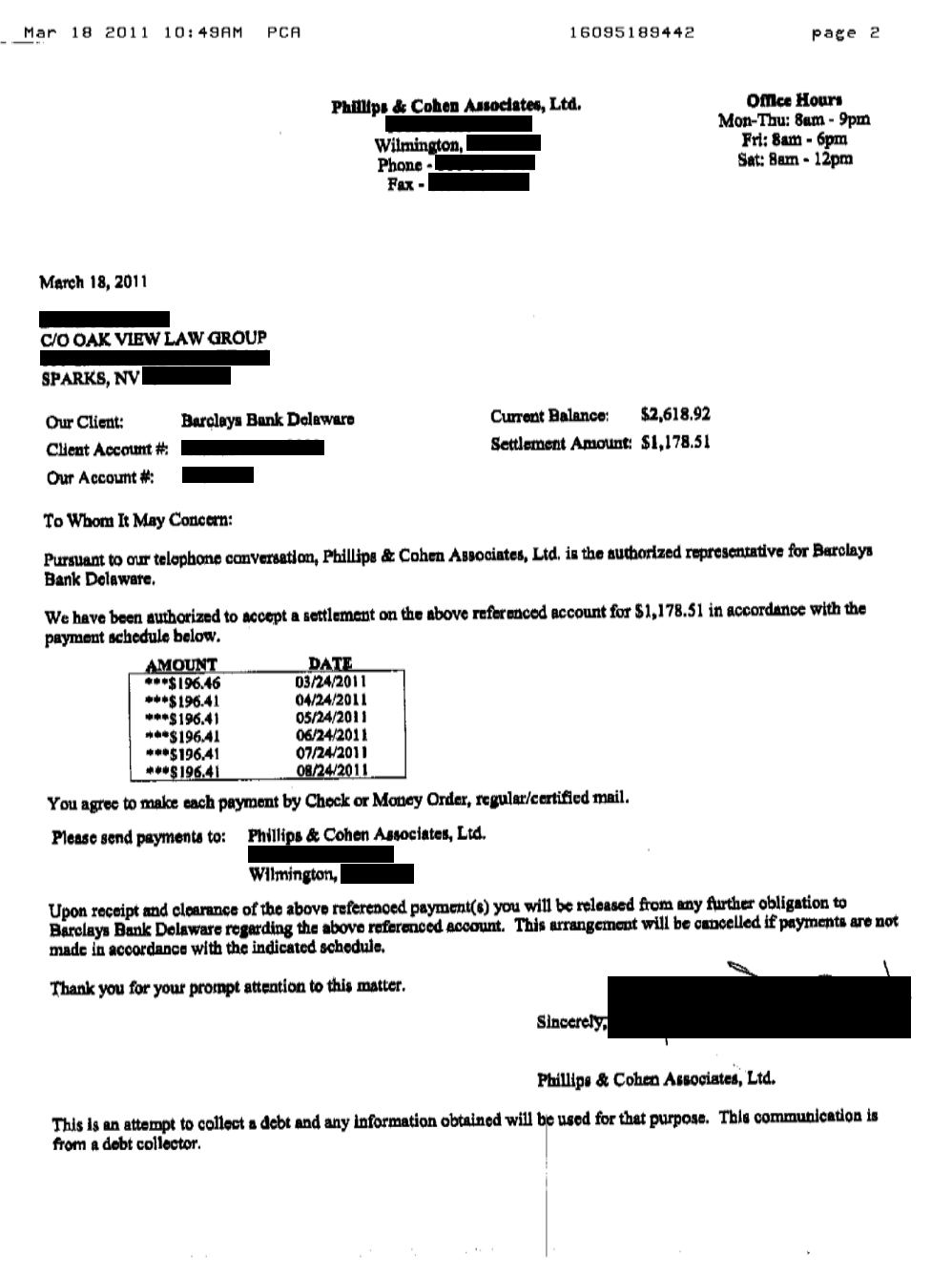 Client BB from CA saved $4,842