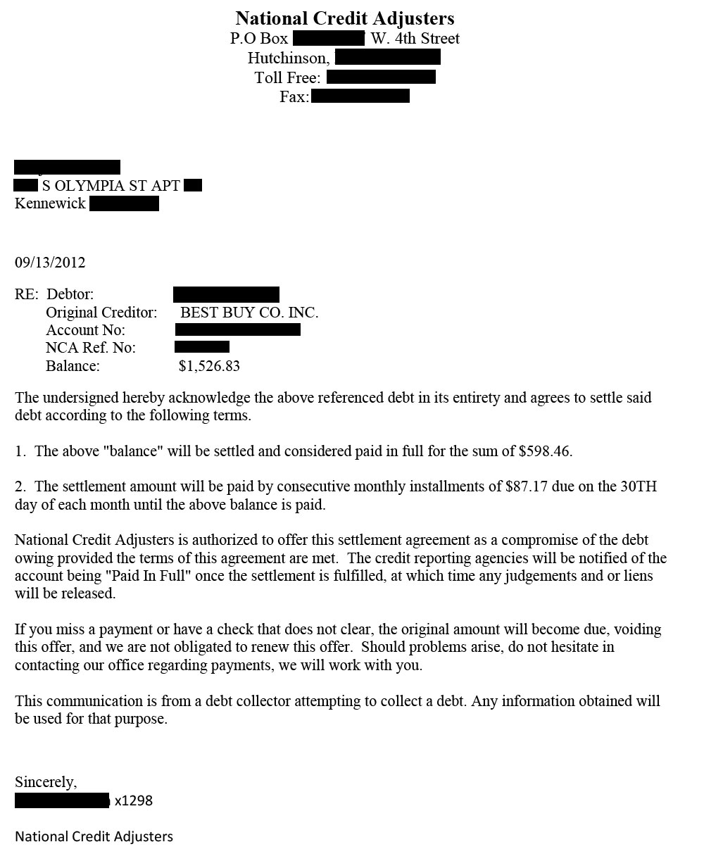 Client BH from WA saved $1,121
