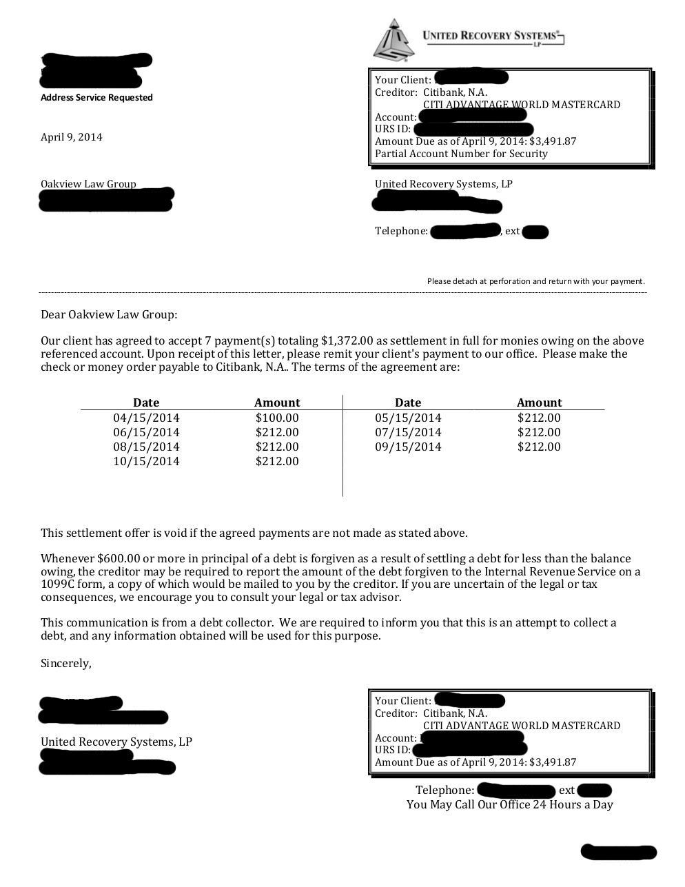 Client BM from NJ saved $12,708