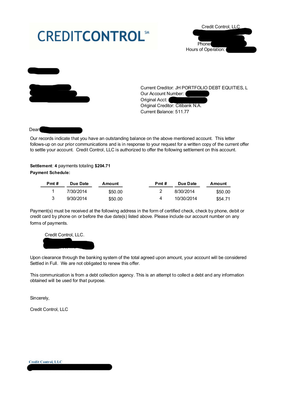 Client BM from NJ saved $12,708