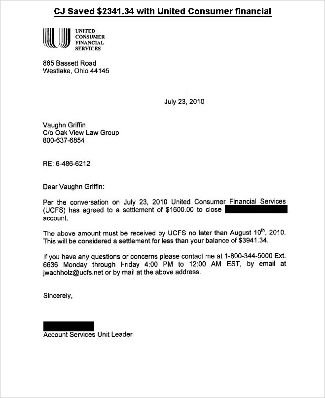 Client CAJ from OH saved $8,938