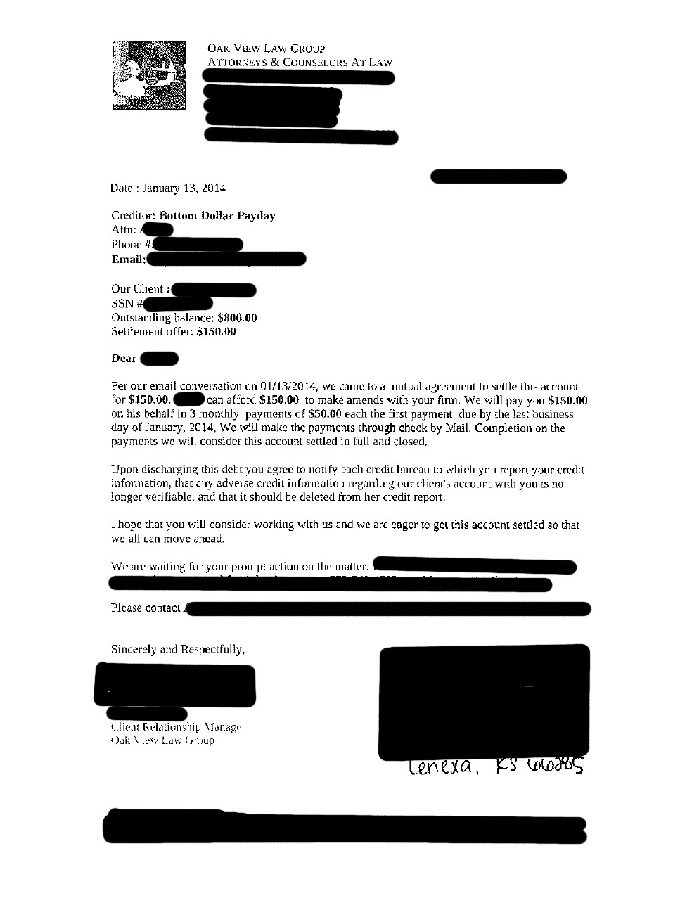 Client CC2 from IL saved $4,732