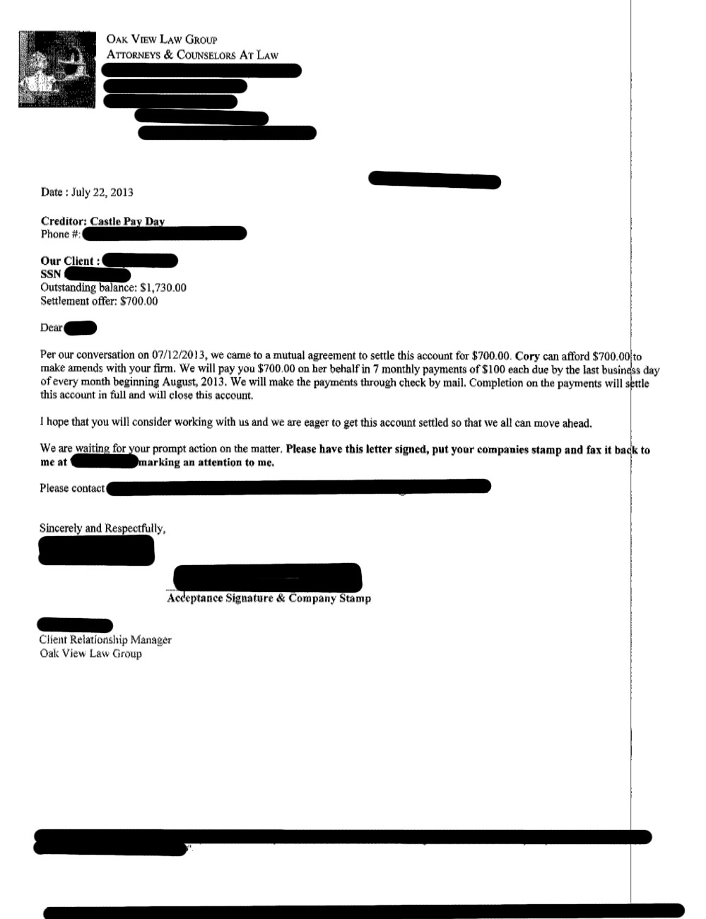 Client CC2 from IL saved $4,732