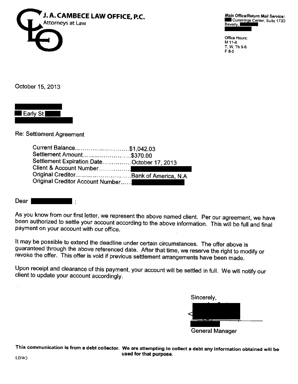 Client CD1 from NJ saved $3,689