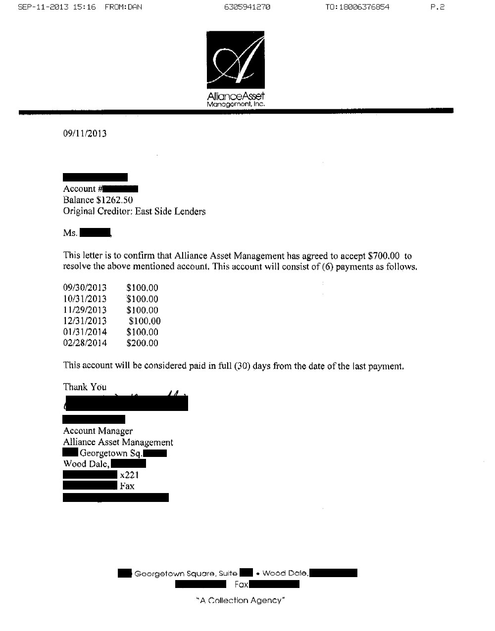 Client CF1 from NJ saved $3,034