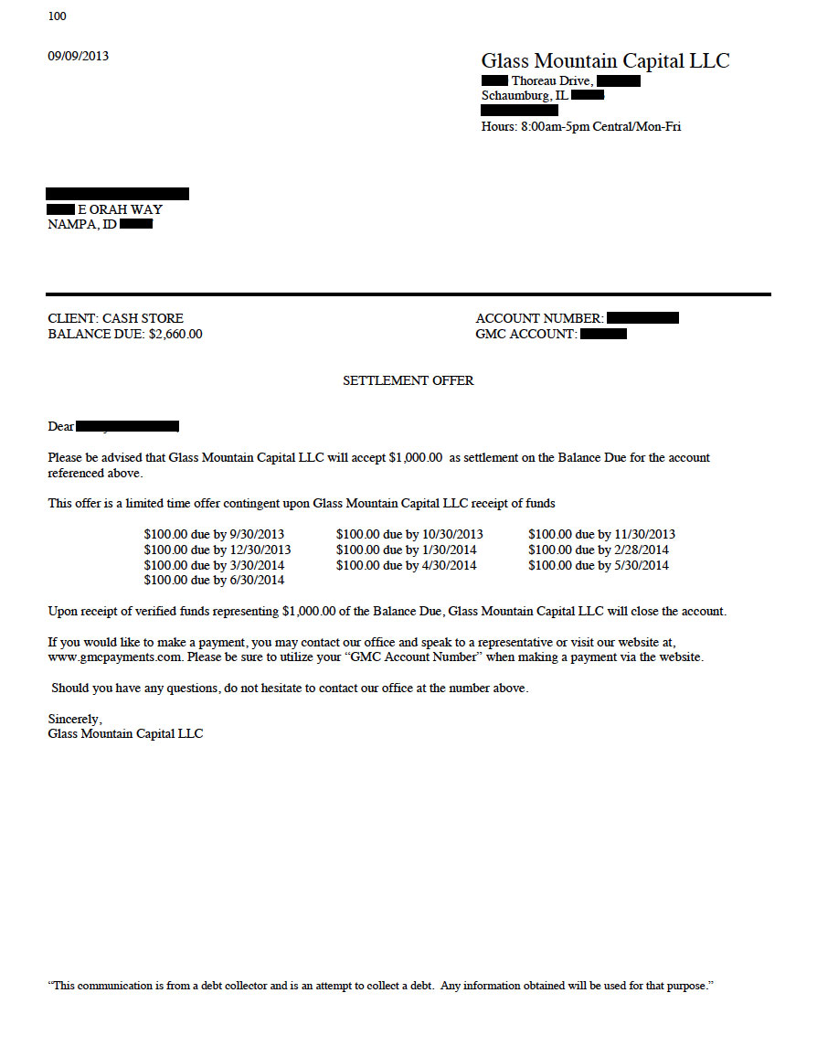 Client CM3 from ID saved $3,120
