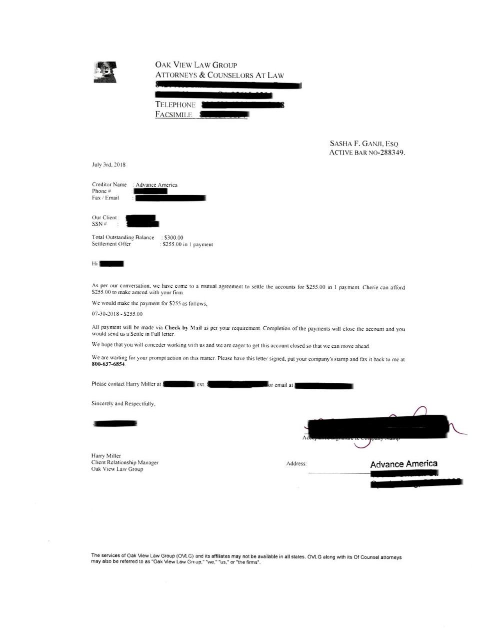 Client CT1 from CA saved $2,853