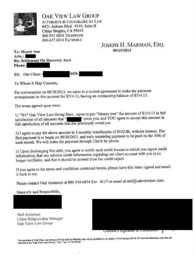 Client CW from NV saved $411