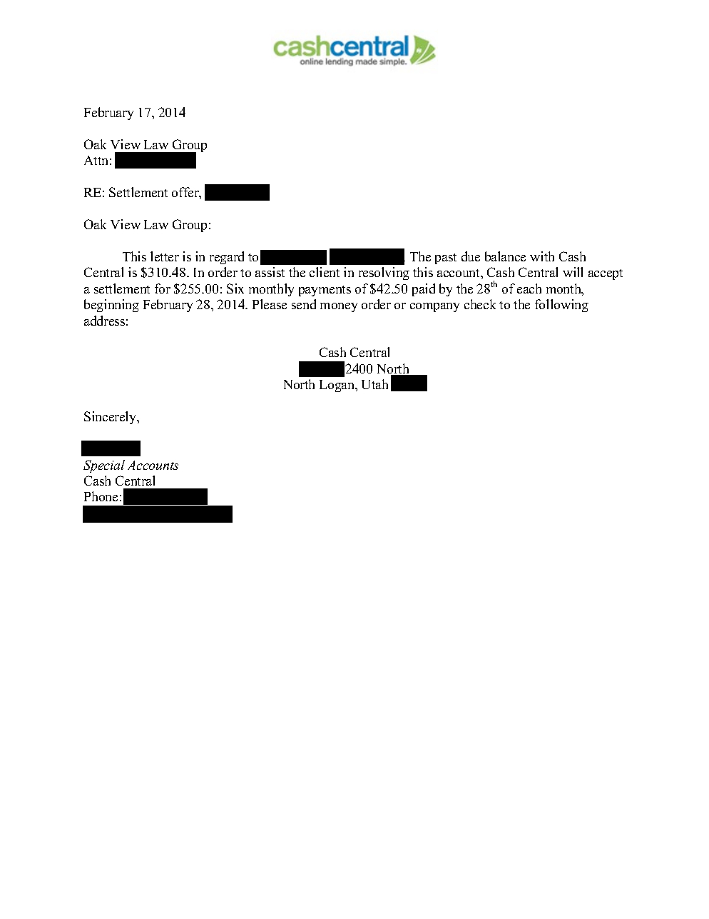 Client DB from CA saved $137