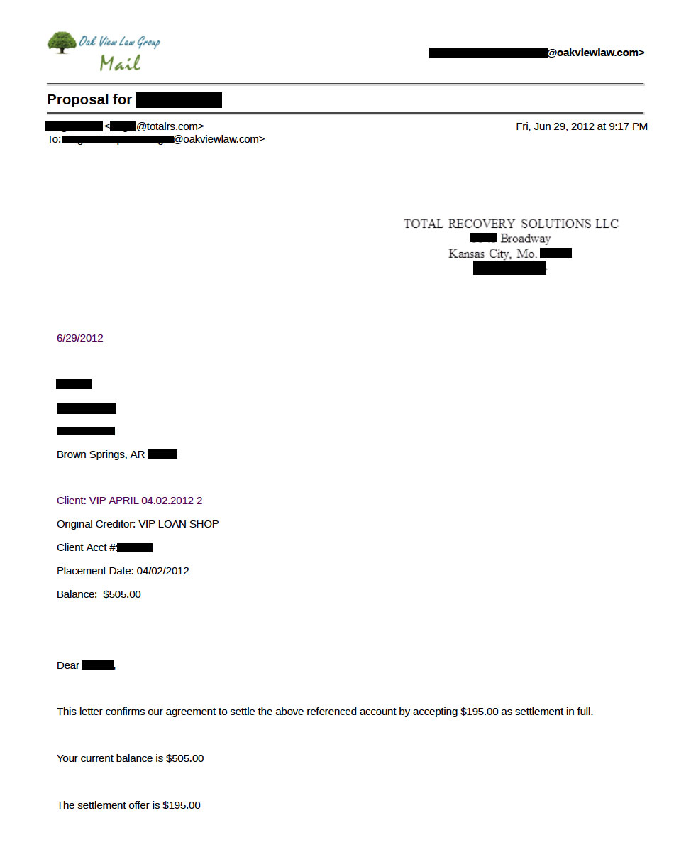 Client DC from AR saved $6,481
