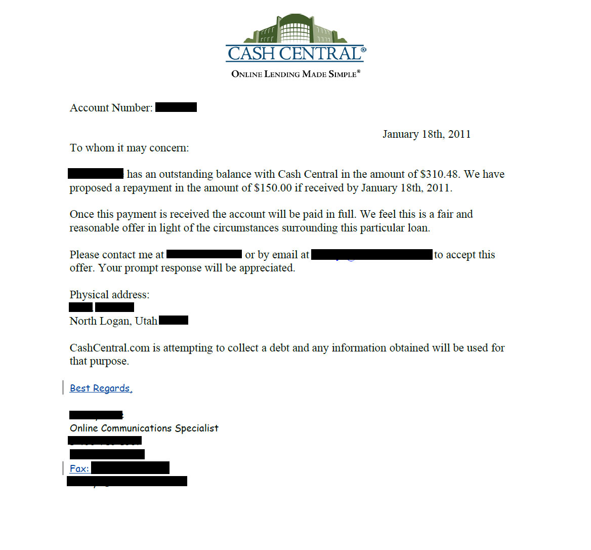 Client DI from CA saved $2,484
