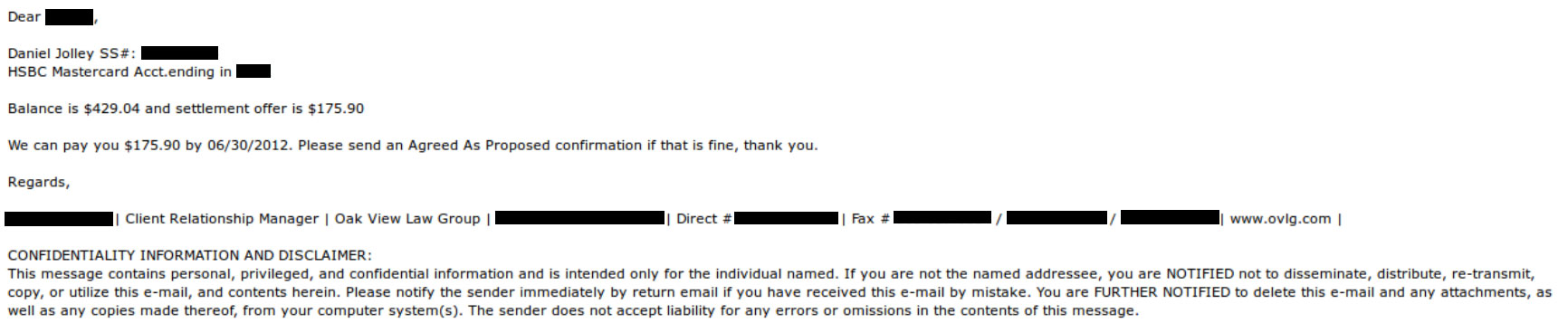 Client JL1 from OK saved $3,051