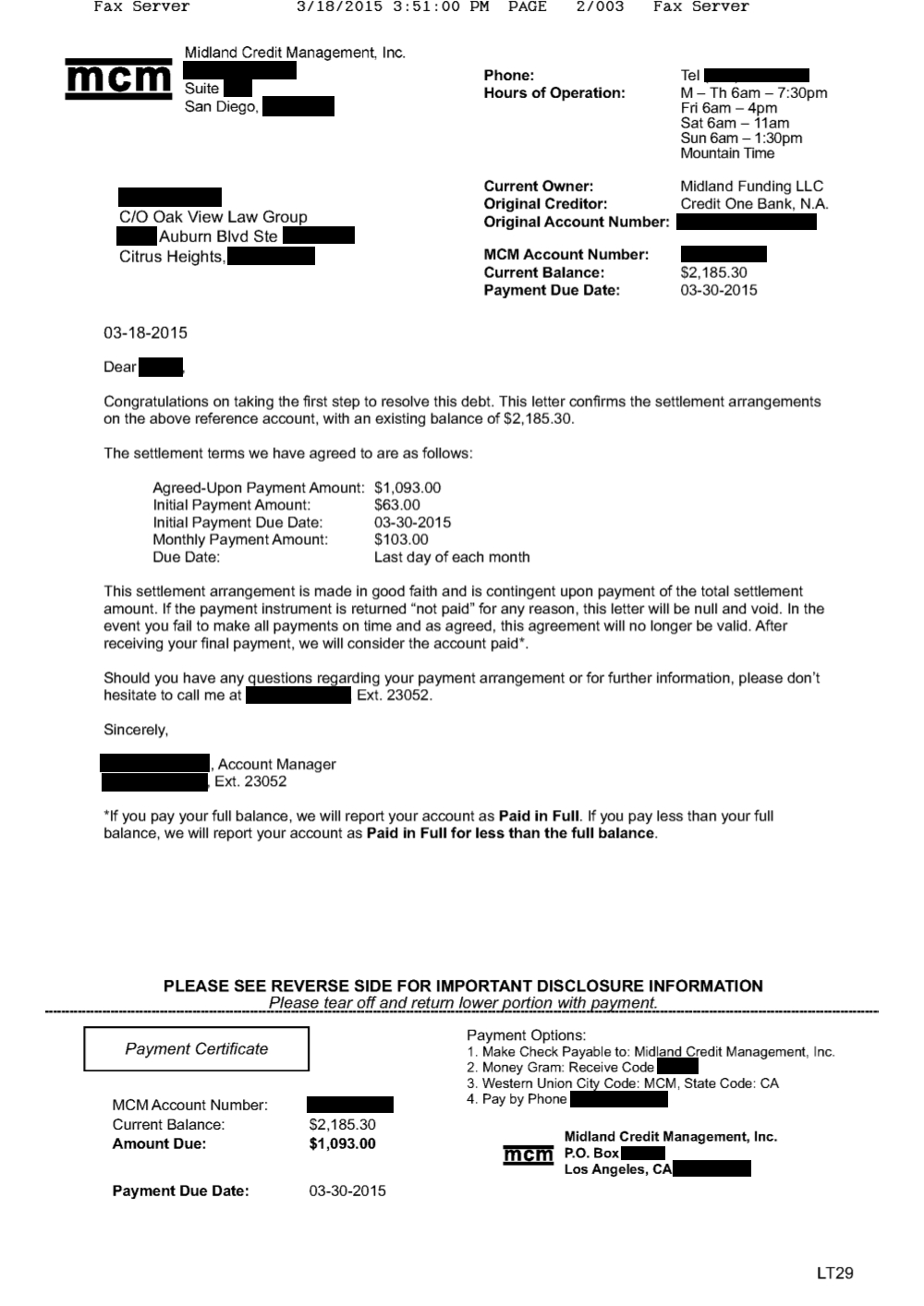 Client DJ2 from WA saved $12,611