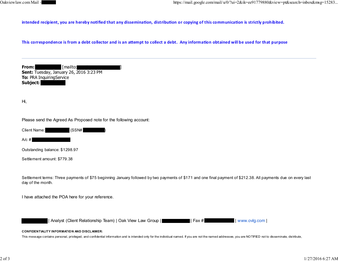 Client DJ2 from WA saved $12,611