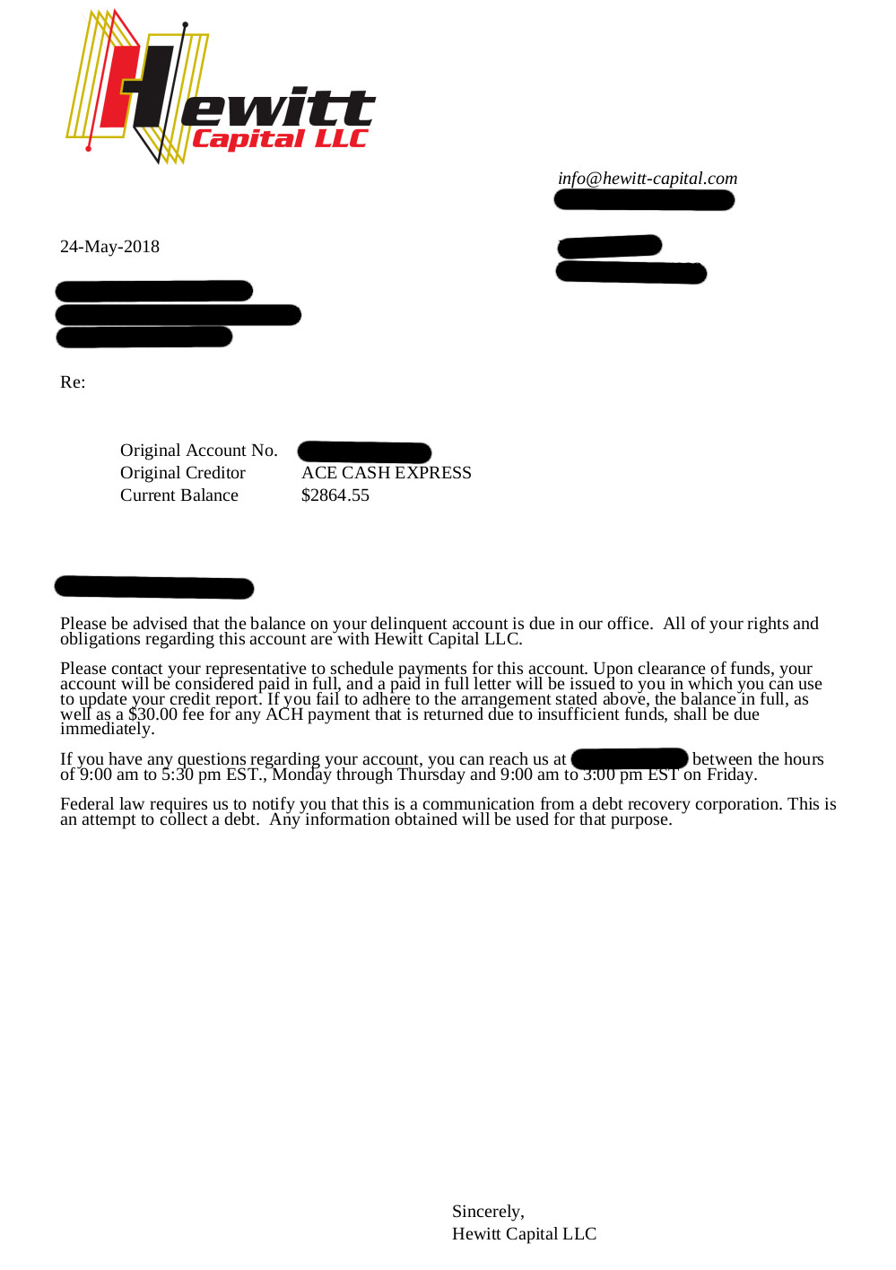 Client DS1 from TX saved $2,534