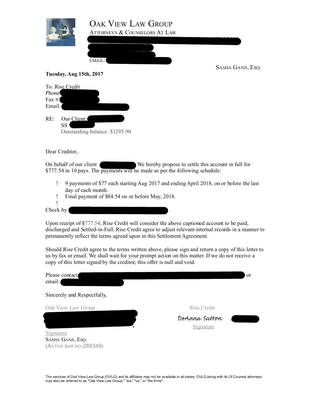 Client DS1 from TX saved $2,534
