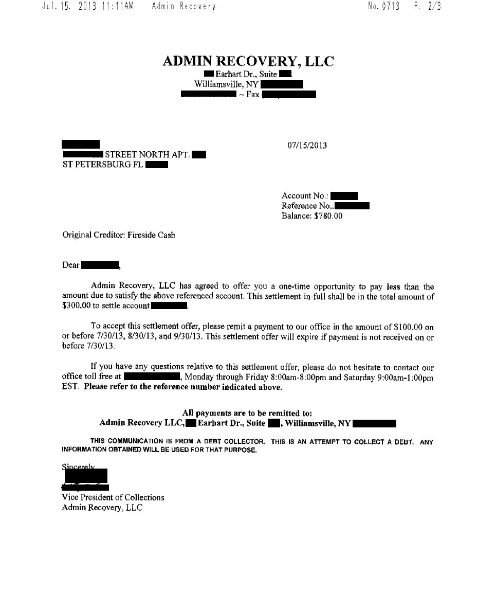 Client ED from FL saved $3,694